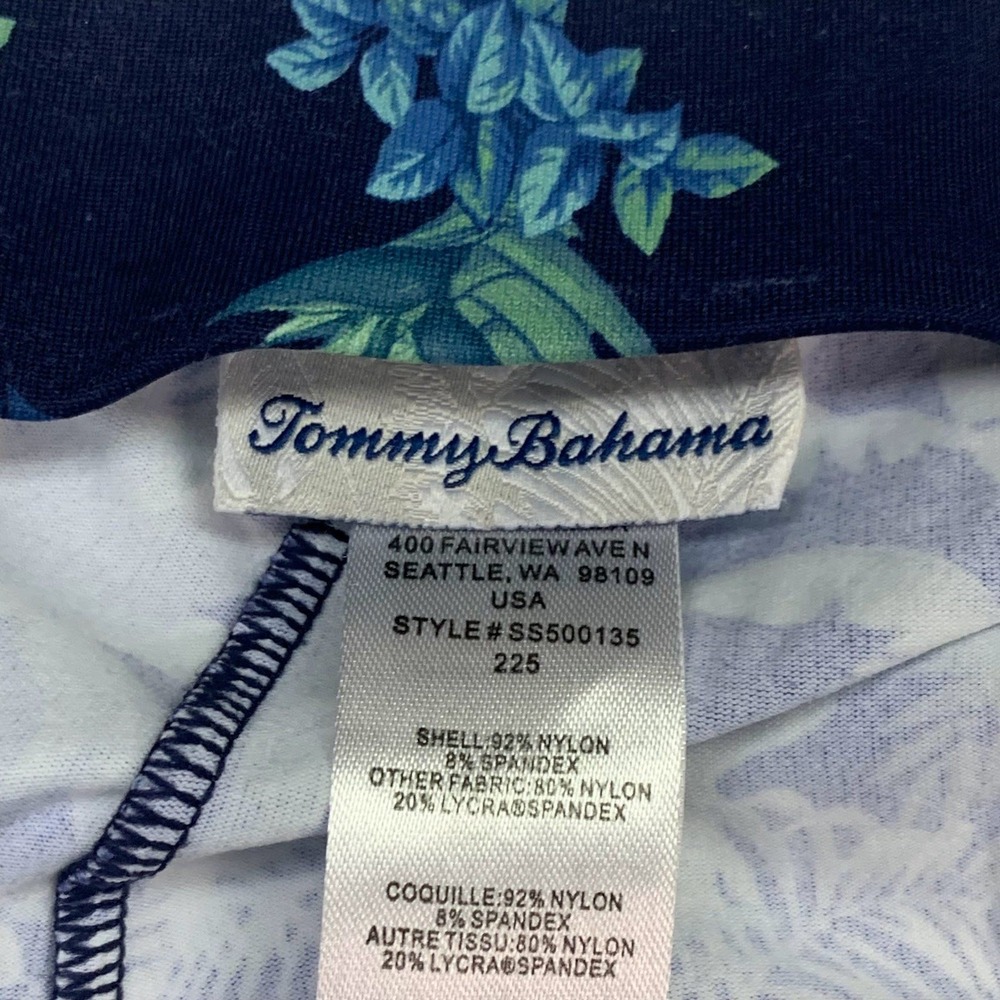 Tommy Bahama Men's Tropical Palm Leaf Print Drawstring Shorts Size 32 - Picture 9 of 16